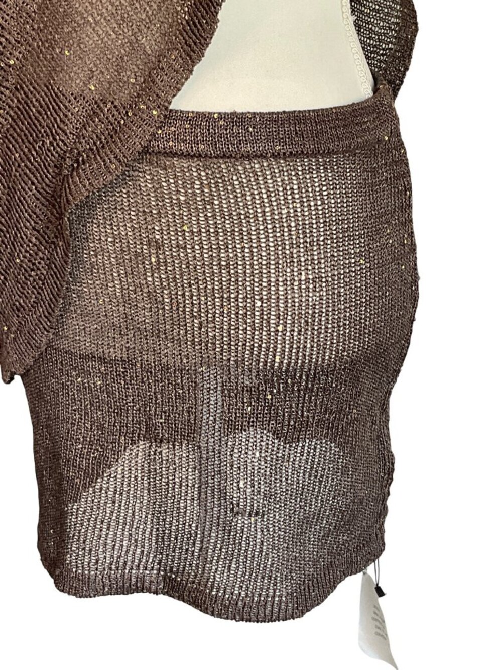 superdown Charlena Skirt Set in Brown Medium New Womens Knit Crochet - Picture 6 of 10
